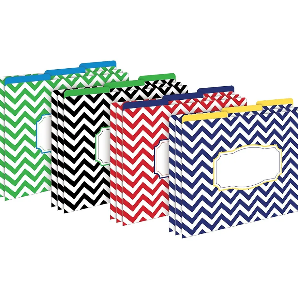 Barker Creek Chevron Nautical Office/Classroom Set, 109 Pieces/Set (BC6004)