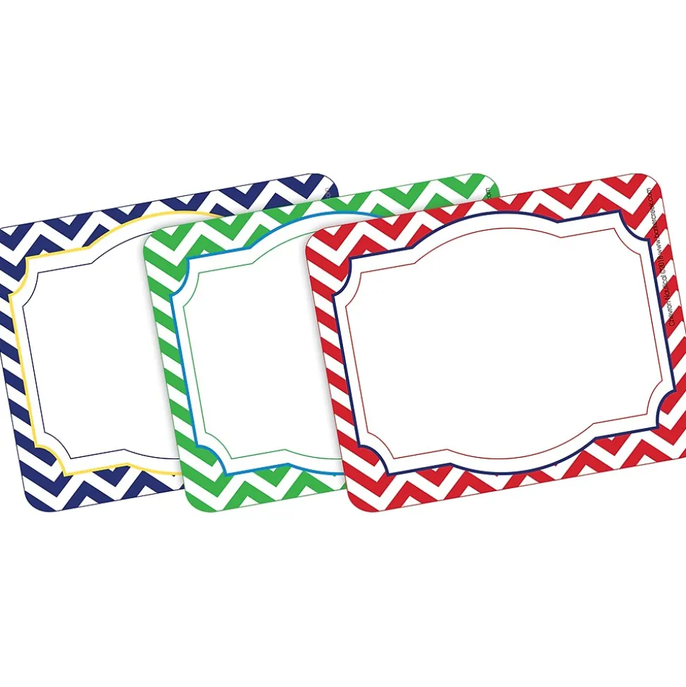 Barker Creek Chevron Nautical Office/Classroom Set, 109 Pieces/Set (BC6004)