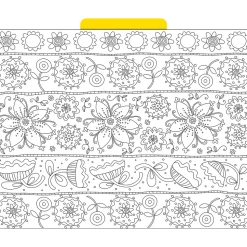 Barker Creek Color Me! File Folder Set, 1/3-Cut Tab, Letter Size, In My Garden, 12/Pack (2008)