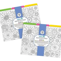 Barker Creek Color Me! File Folder Set, 1/3-Cut Tab, Letter Size, In My Garden, 24/Set (4386)