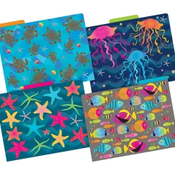 Barker Creek File Folder Set, 1/3-Cut Tab, Letter Size, Kai Ola, 24/Set (4382)