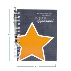 Baudville® Hardcover Journal W/ Pen, You Are Truly Appreciated