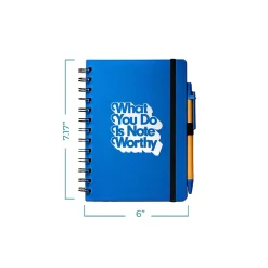 Baudville Journal, Wide-Ruled, Blue/White, 70 Pages, 5/Pack (1396063P531)