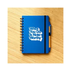 Baudville Journal, Wide-Ruled, Blue/White, 70 Pages, 5/Pack (1396063P531)