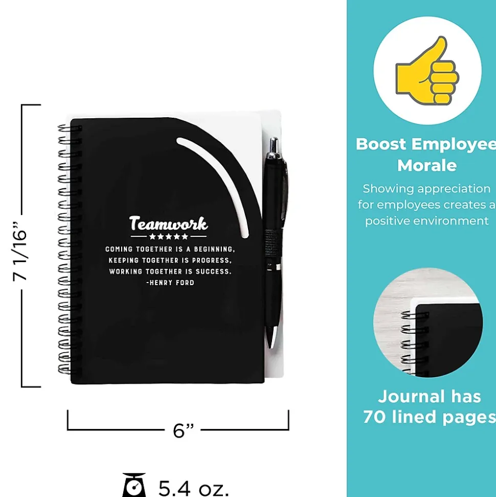 Baudville Motivational Jotter & Pen Gift Set, 3/Pack (1393663P331)
