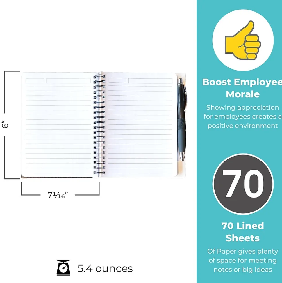 Baudville Motivational Jotter & Pen Gift Set, 3/Pack (1393663P331)