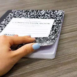 Bazic 1-Subject Composition Notebooks, College Ruled, 100 Sheets, Multicolor, 6/Bundle (BAZ5091-6)