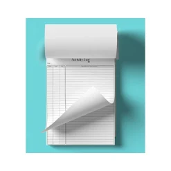 Better Office Activity Log Notepad, 8.5" x 11", Ruled, White, 50 Sheets/Pad, 4 Pads/Pack (25837-4PK)