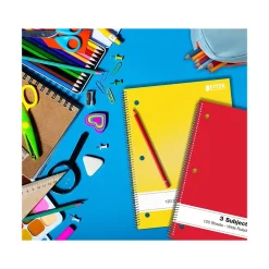 Better Office 3-Subject Notebooks, 8