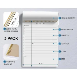 Better Office To-Do List Notepad, 8.5