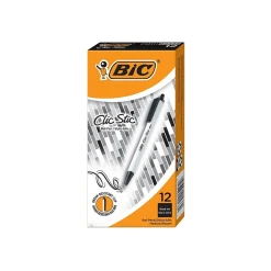 BIC Clic Stic Retractable Ballpoint Pen, Medium Point, Black Ink, 12/Case (CSM11-BLK)