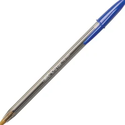 BIC Cristal Xtra-Bold Ballpoint Pens, Bold Point, 1.6mm, Blue Ink, 24/Pack (MSBP241-BLU)