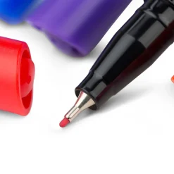 BIC Intensity Fineliner Felt Pens, Fine Point, Assorted Inks, 10/Pack (FPINFAP10-AST)