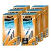 BIC Round Stic Grip Xtra Comfort Ballpoint Pen, Medium Point, Blue Ink, 24/Box, 6 Boxes/Pack (GSMG144E-BLU)