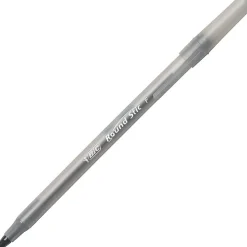 BIC Round Stic Xtra Precision Ballpoint Pens, Fine Point, Black, 432/Carton (GSF11BLKCT)