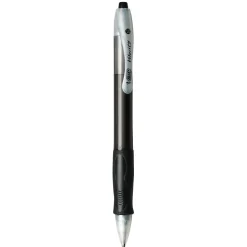 BIC Velocity Retractable Ballpoint Pens, Medium Point, Black Ink, Dozen (16264/VLG11)
