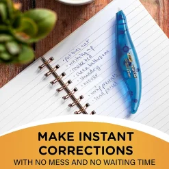 BIC Wite-Out Exact Liner Correction Tape, White, 2/Pack (50744)