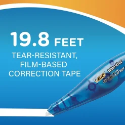 BIC Wite-Out Exact Liner Correction Tape, White, 4/Pack (WOELP418)