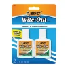 BIC Wite-Out Extra Cover Correction Fluid, 20 ml., 2/Pack (WOFECP24-A-WHI)