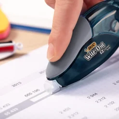 BIC Wite-Out EZ Grip Correction Tape, White, 2/Pack (WOECGP21)