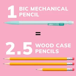 BIC Xtra Smooth Mechanical Pencils, 0.7mm, #2 Medium Lead, 40/Pack (MP40TX-BLK)