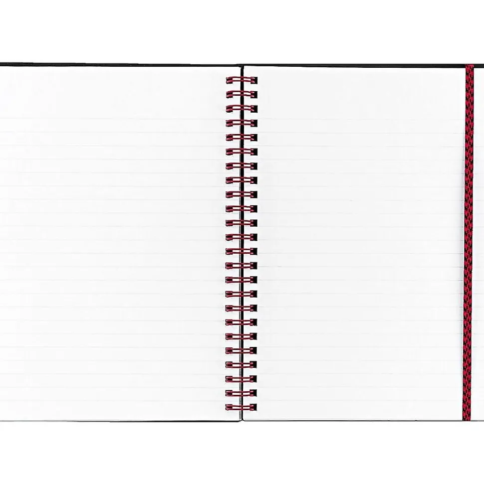 Black N' Red 1-Subject Professional Notebooks, 5.875" x 8.25", Wide Ruled, 70 Sheets, Black (JDK-C67009)