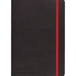 Black N' Red 1-Subject Professional Notebooks, 5.75" x 8.25", Wide Ruled, 71 Sheets, Black (400065000)