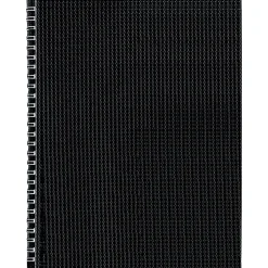 Blueline DuraFlex 1-Subject Professional Notebooks, 8.5" x 11", College Ruled, 80 Sheets, Black (B41.81)