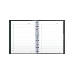 Blueline MiracleBind Professional Notebooks, 7.25" x 9.25", College Ruled, 75 Sheets, Black (AF9150.81)