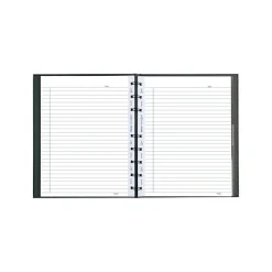 Blueline MiracleBind Professional Notebooks, 7.25" x 9.25", College Ruled, 75 Sheets, Black (AF9150.81)