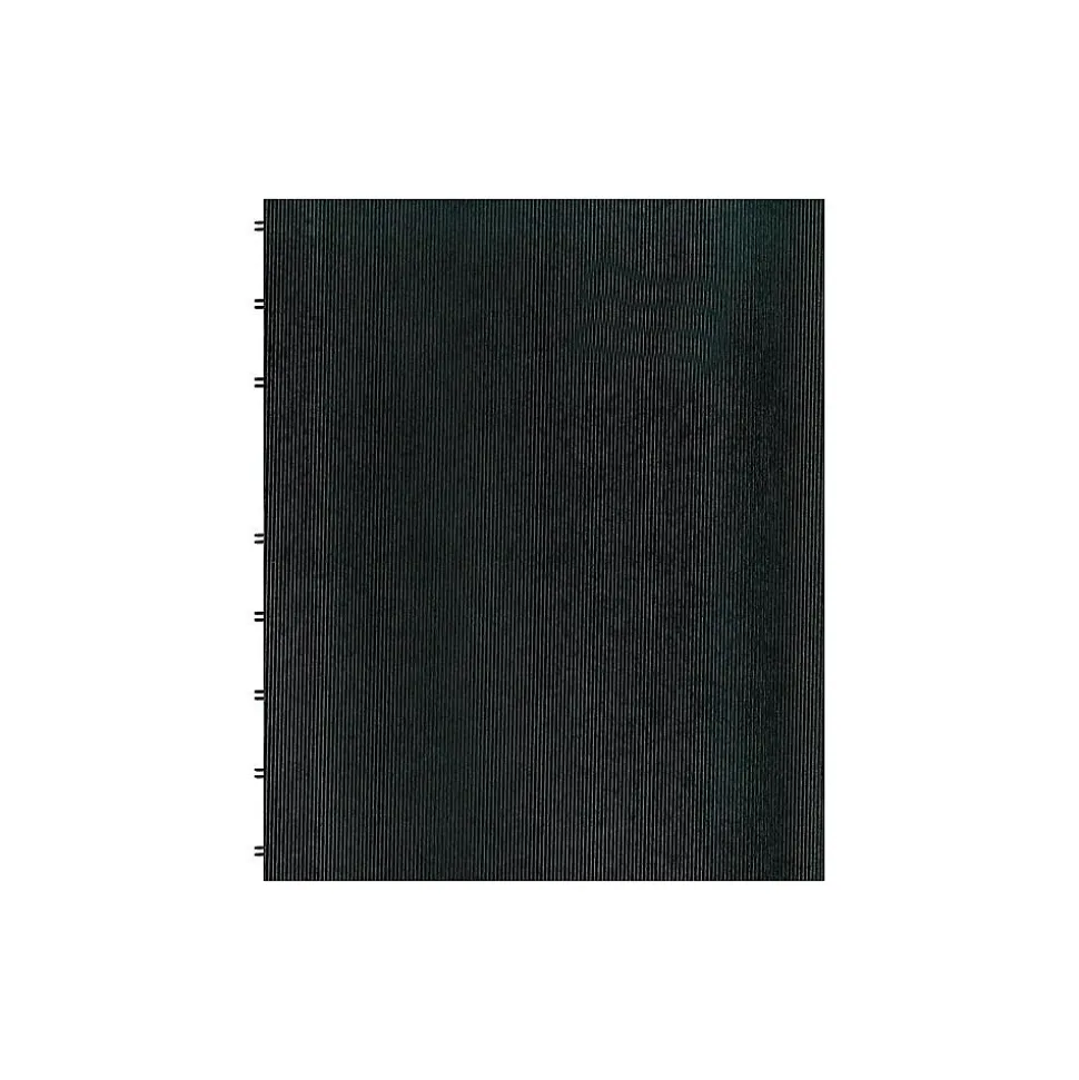 Blueline MiracleBind 1-Subject Professional Notebooks, 11" x 9.0625", College Ruled, 75 Sheets, Black (AF11150.81)