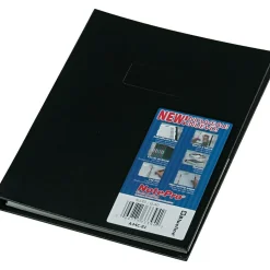 Blueline NotePro 1-Subject Professional Notebooks, 7.25" x 9.25", Quad, 96 Sheets, Black (REDA44C81)