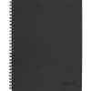 Cambridge Professional 1-Subject Professional Notebook, 7.25" x 9.5", Wide Ruled, 80 Sheets, Gray/Silver (06122)