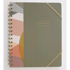 Carolina Pad Down to Earth Ideal Notebook, 7.4" x 8.75", College-Ruled, 100 Sheets, Multicolored (55041)