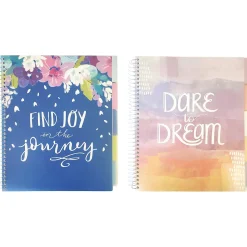 Carolina Pad Silver Lining 5-Subject Notebook, 9.75" x 11", College-Ruled, 150 Sheets, Assorted Colors (17504)