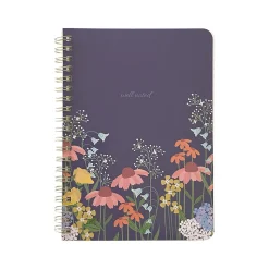 Carolina Pad Wildflower Personal Notebook, 5" x 7", College-Ruled, 80 Sheets, Assorted Colors (35097)