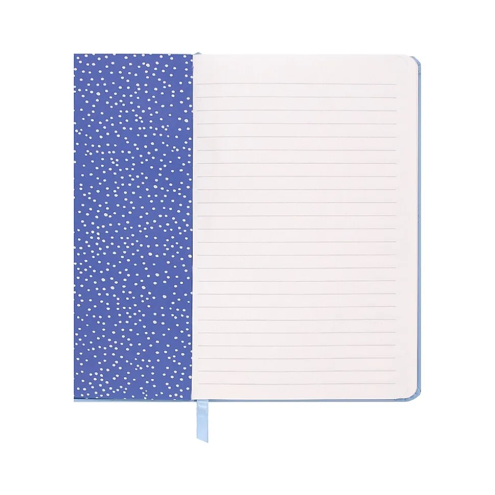 Carpe Diem Sky Blue Journal, 5.24" x 8.27", Wide-Ruled, 192 Pages (9374-CD)