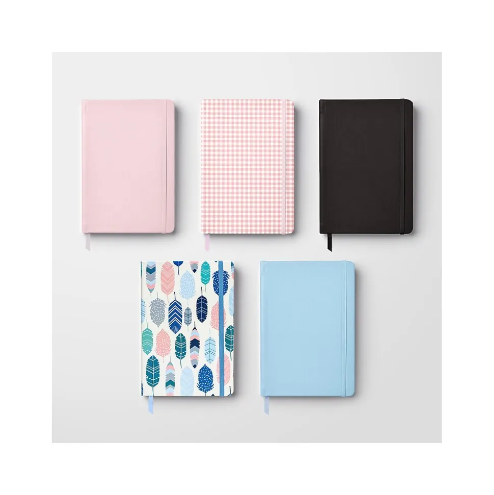 Carpe Diem Sky Blue Journal, 5.24" x 8.27", Wide-Ruled, 192 Pages (9374-CD)