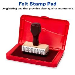 Carter's Felt Stamp Pads, Black Ink (21081)