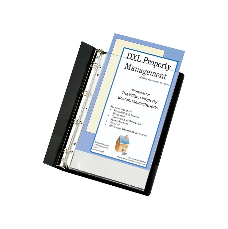 C-Line Heavyweight Polypropylene/PP Sheet Protectors, Clear, 50/Box (62047)