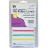 CLN File Folder Labels, Assorted Colors, 6 Labels/Sheet, 248 Sheets/Pack (CHL45200)