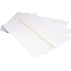 Clover Multipurpose Labels, 5.25" x 1.63", White, 2/Sheet, 150 Sheets/Pack (DM100IDS)