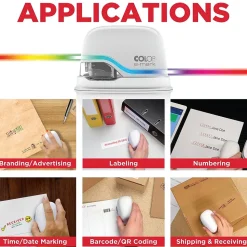 COLOP e-mark Electronic Digital Stamp and Marking Device, Cyan/Magenta/Yellow Ink (039201)