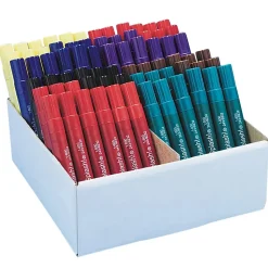 Color Splash® Permanent Markers Plus Pack, Chisel Tip, Assorted, 72/Pack (ST503)