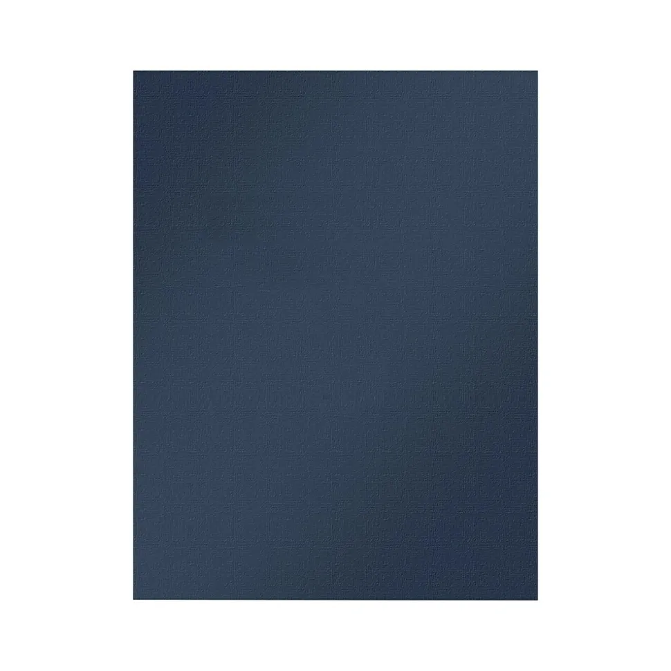 ComplyRight 1-Pocket Tax Presentation Folder, Navy Blue, 50/Pack (PNBF8)