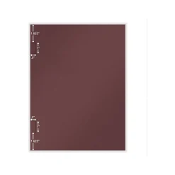 ComplyRight Tax Presentation Folder with Side-Staple Tabs, Burgundy, 50/Pack (PBSS24)