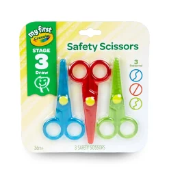 Crayola® My First Crayola® Safety Scissors, 3/Pack (81-1458)