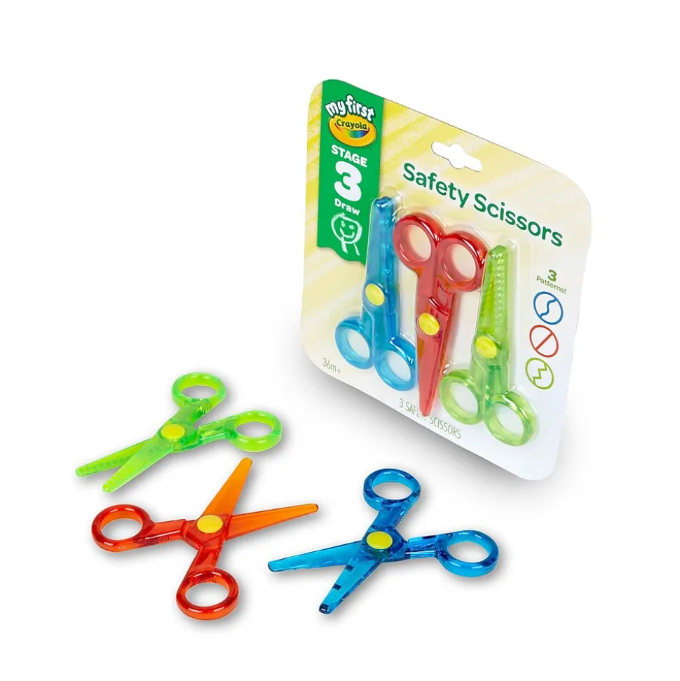 Crayola® My First Crayola® Safety Scissors, 3/Pack (81-1458)