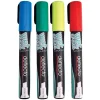 Deflect-O Tank Wet Erase Markers, Chisel Tip, Assorted, 4/Pack (SMA510-V4)