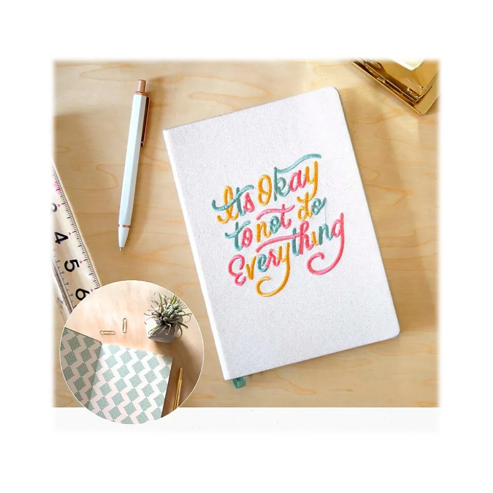 Denik It's Okay to Not Do Everything Journal, 5.75" x 8.25", College Ruled, MulticolorY, 144 Pages (AHBC839L)